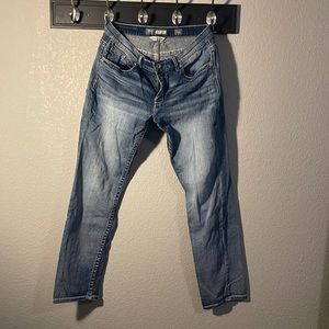 Mens Buckle Nolan Straight Leg Jeans 34L